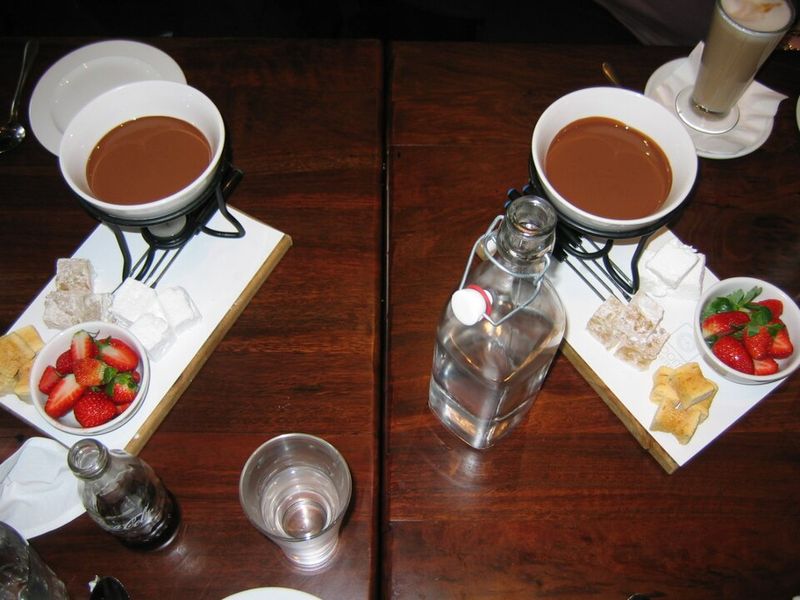 Peanut Butter Chocolate Fondue