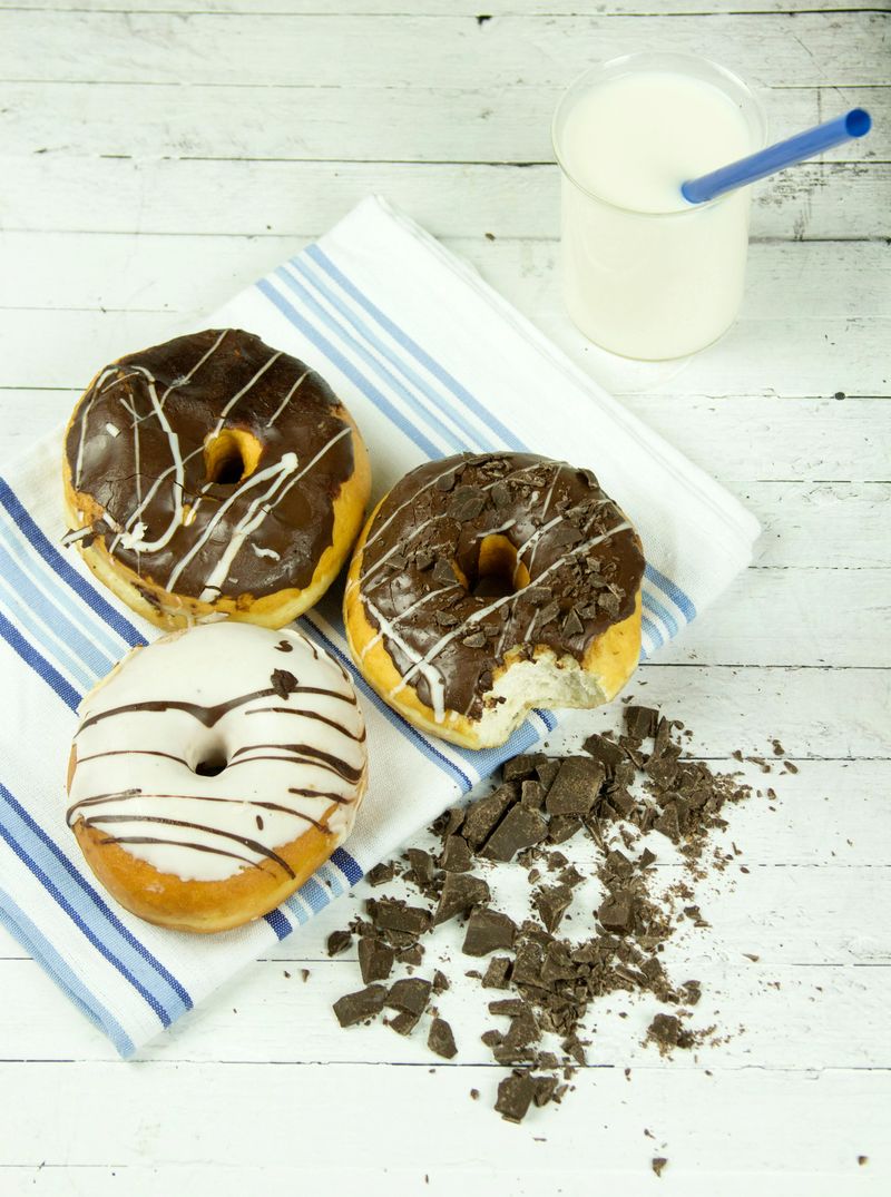 Peanut Butter Chocolate Donuts