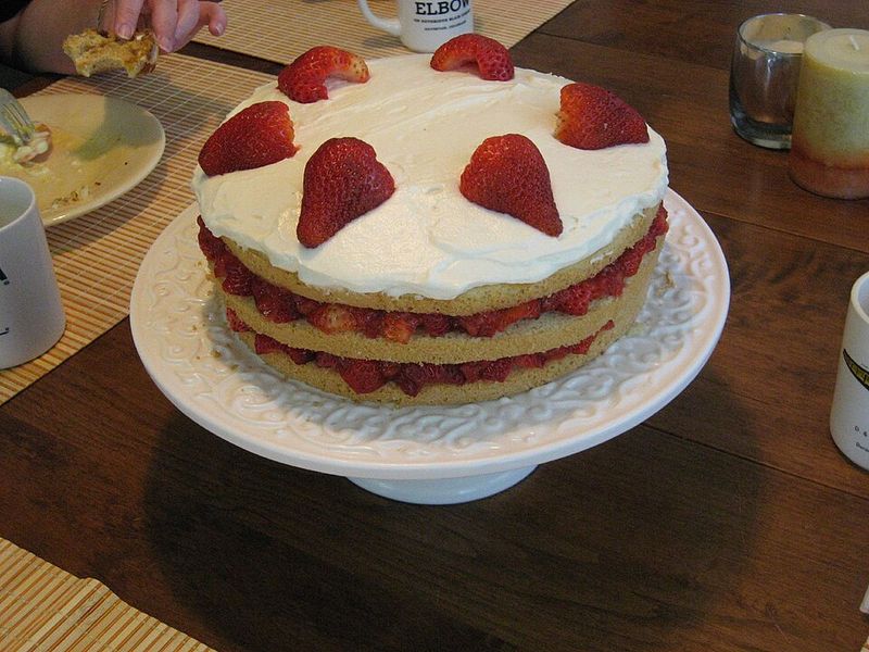 Strawberry Shortcake Layer Cake