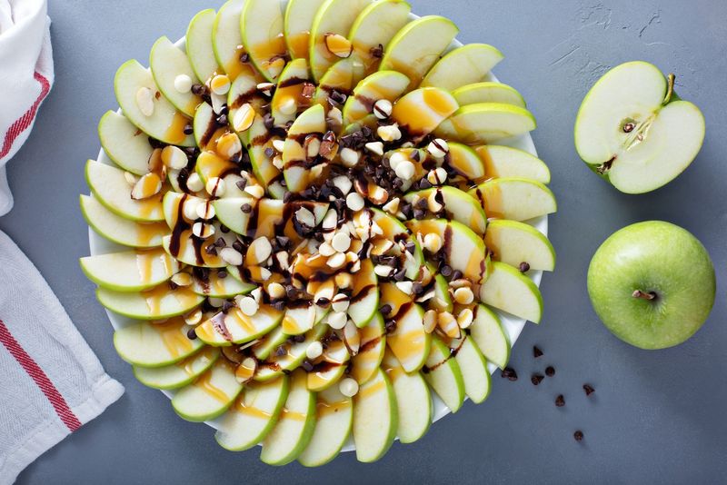 Caramel Apple Nachos