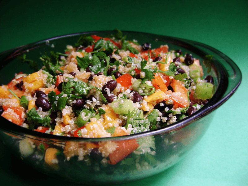 Roasted Veggie Quinoa Salad