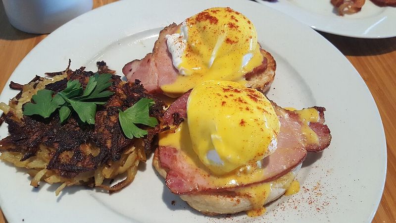 Hearty Eggs Benedict Foundation