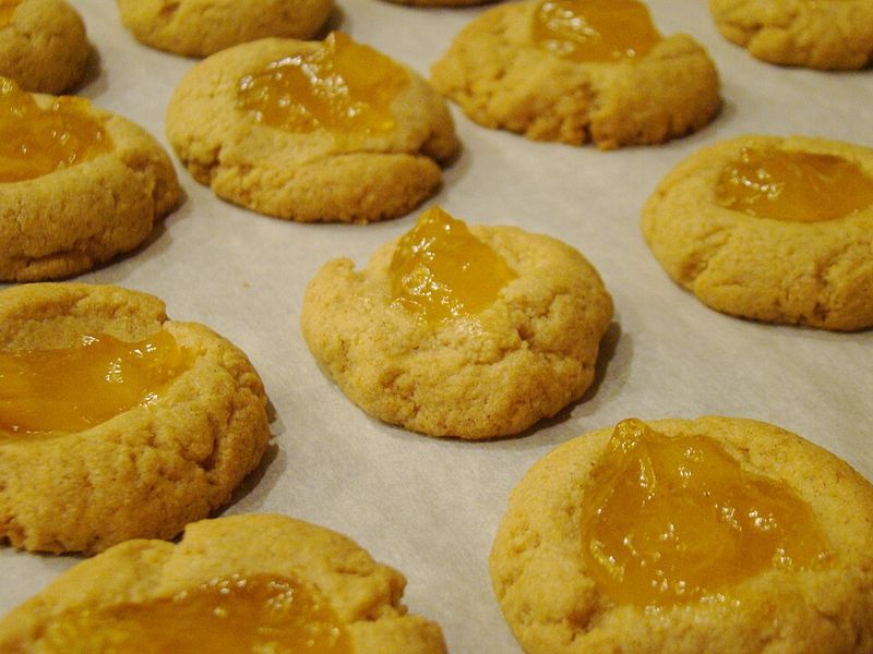 Coconut Cheesecake Thumbprints