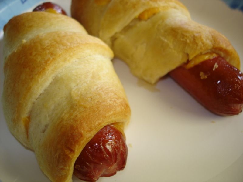 Pigs in Blankets with Cranberry Mustard