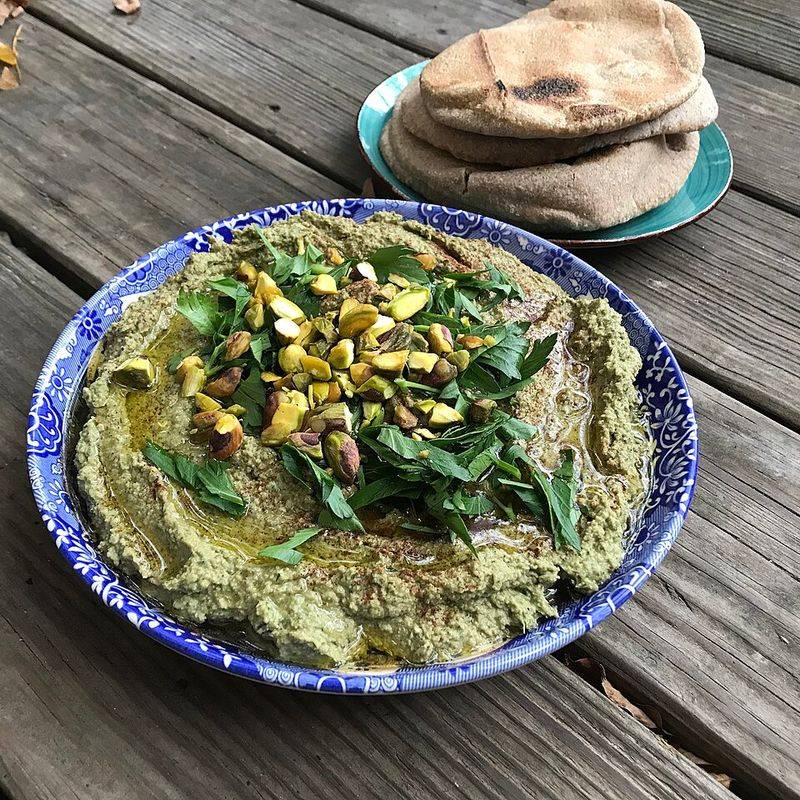 Medieval Hummus With Walnuts