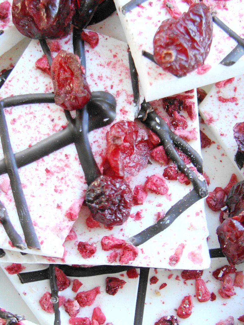 Cranberry White Chocolate Bark
