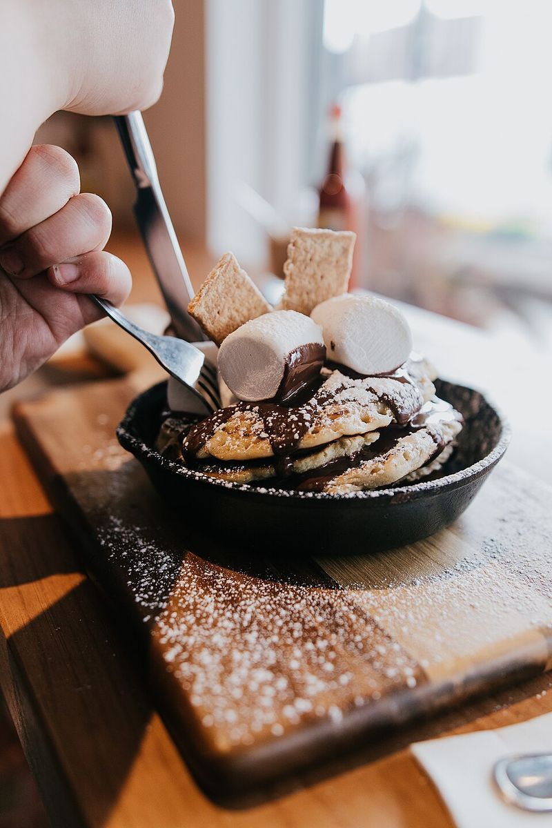 Hazelnut Chocolate Breakfast Pancake Skillet