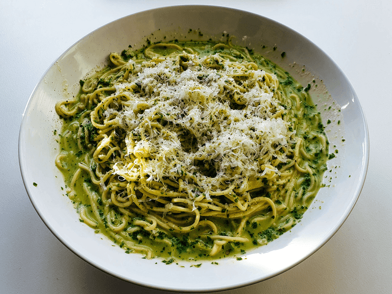 One-Pot Pesto Pasta