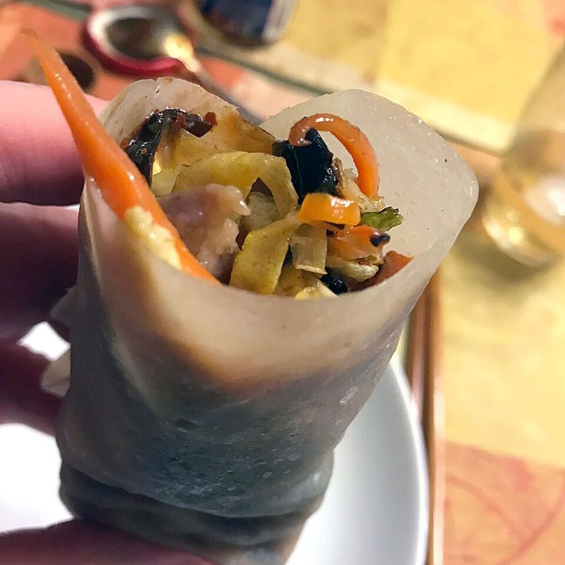 American Style Moo Shu Pork With Pancakes