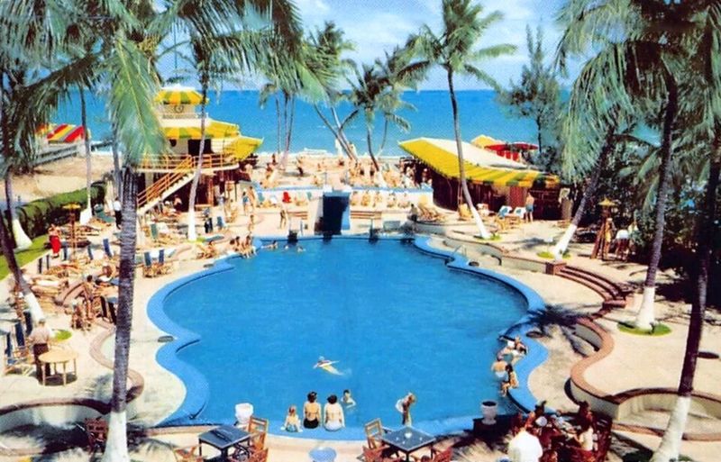 Community Swimming Pools On Summer Afternoons