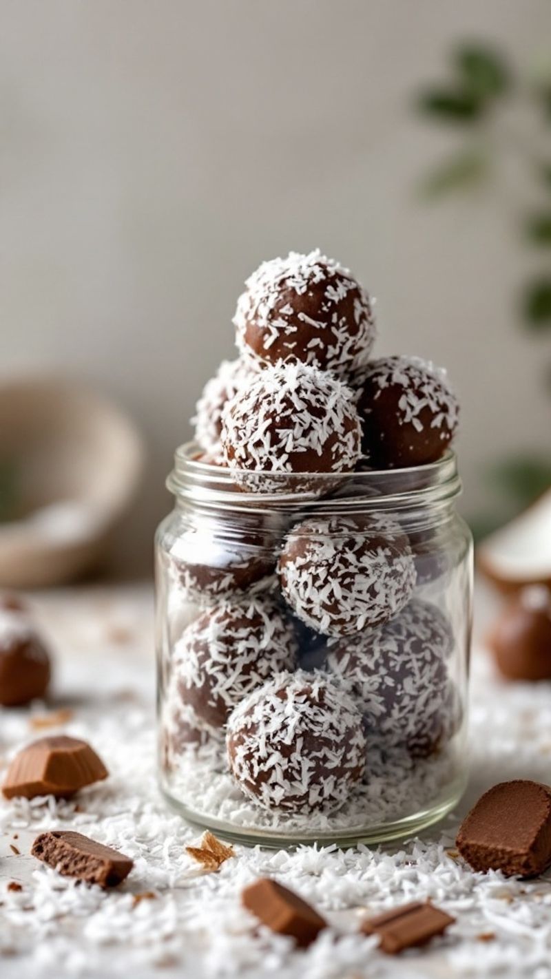 Chocolate Coconut Energy Balls