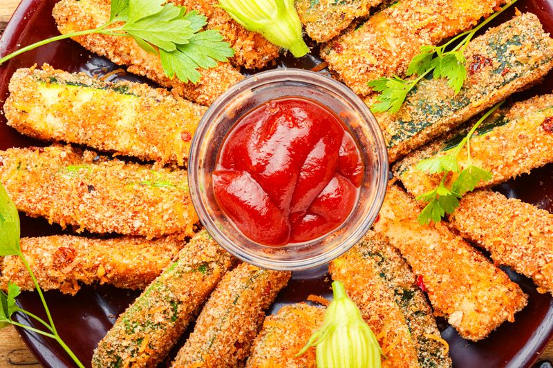 Fried Zucchini Sticks That Make Veggies Fun