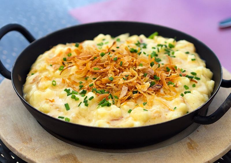 Käsespätzle (Cheesy Egg Noodles)