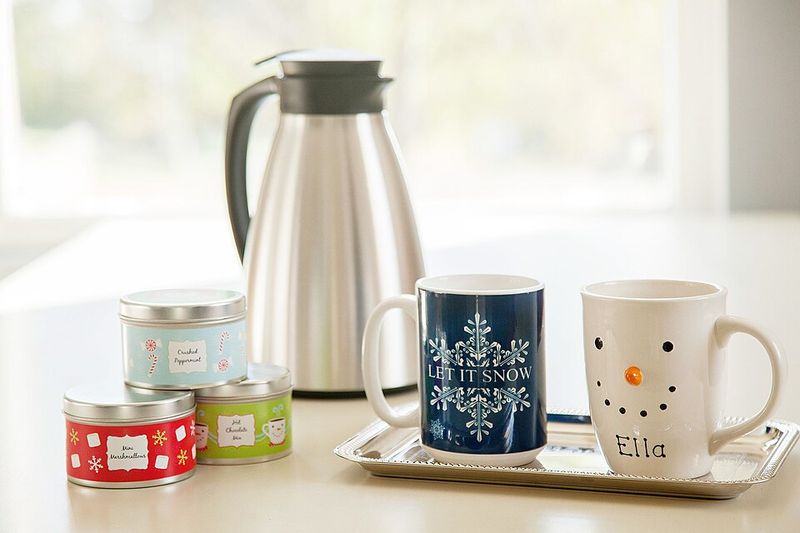 Hot Cocoa Mix with Personalized Mugs