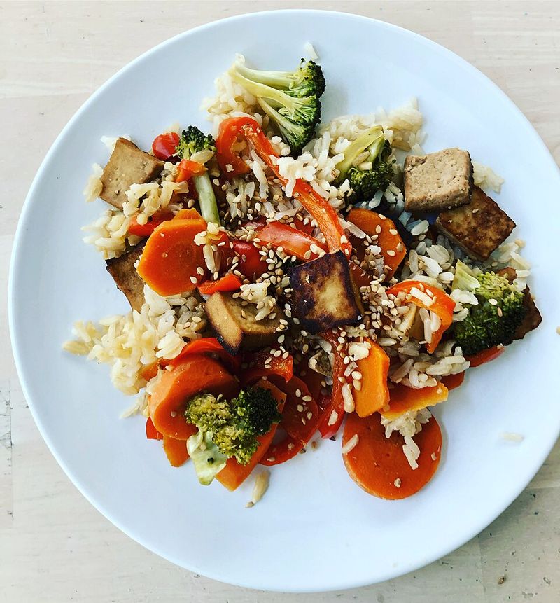 Magic Garlic Tofu Stir-Fry