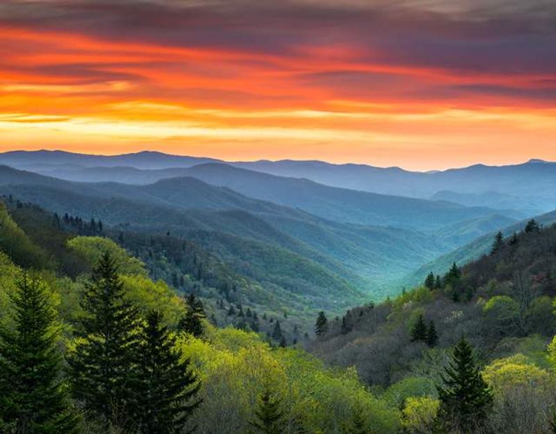 Great Smoky Mountains National Park, Tennessee And North Carolina