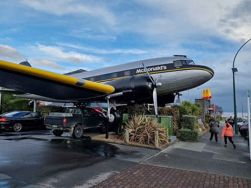 McDonald's DC-3 Airplane Restaurant, Taupō, New Zealand