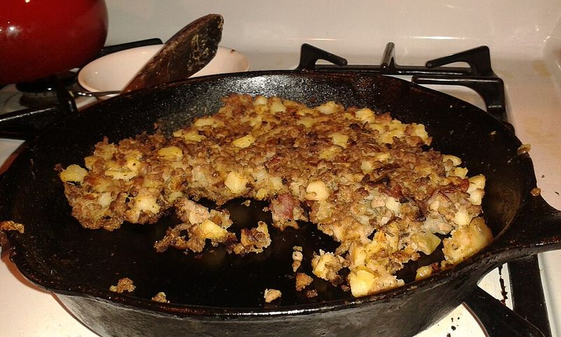 Hearty Lamb And Potato Breakfast Hash Skillet