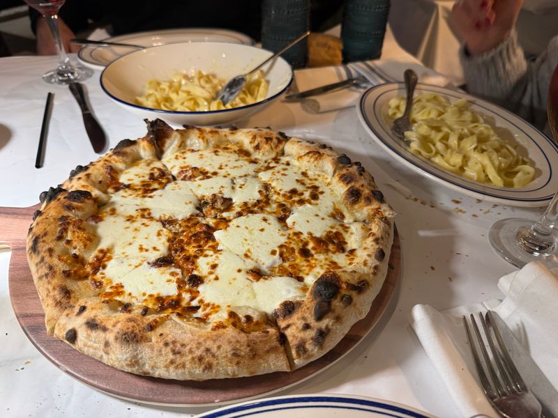 Brick Oven Pizza With Leopard-Spotted Crust