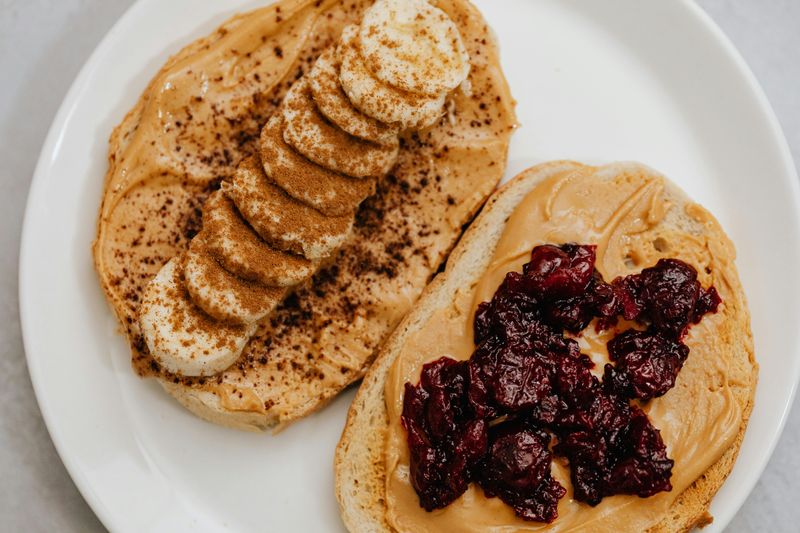 Peanut Butter And Jelly Sandwiches (With Sugary Spreads)