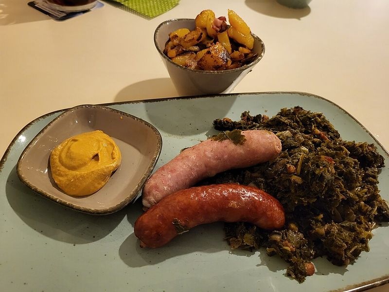 Sausage And Kale Skillet