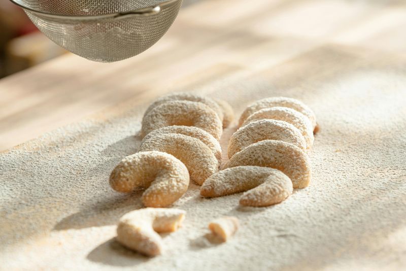 Almond Crescents