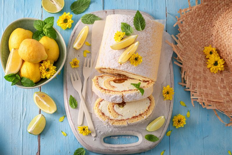 Lemon Swiss Roll