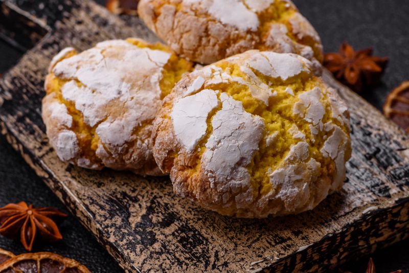 Lemon Crinkle Cookies