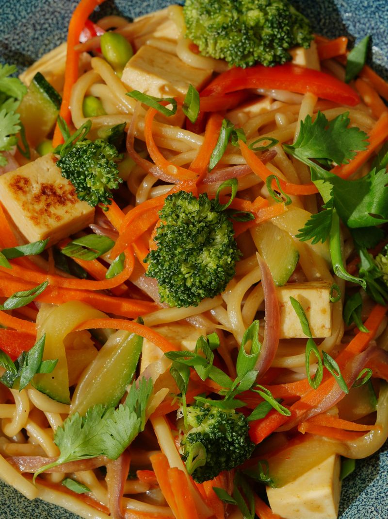 Sticky Orange Tofu With Citrus Zing