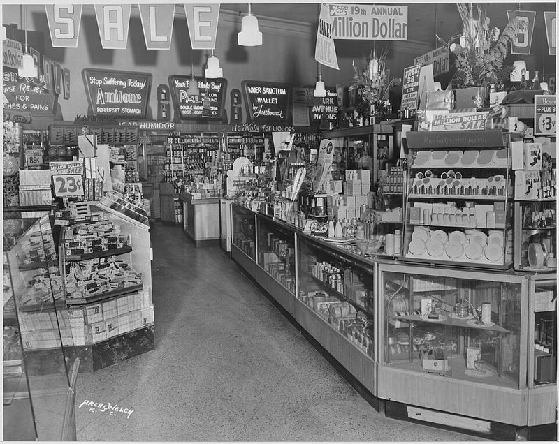 Corner Drugstores With Soda Fountains