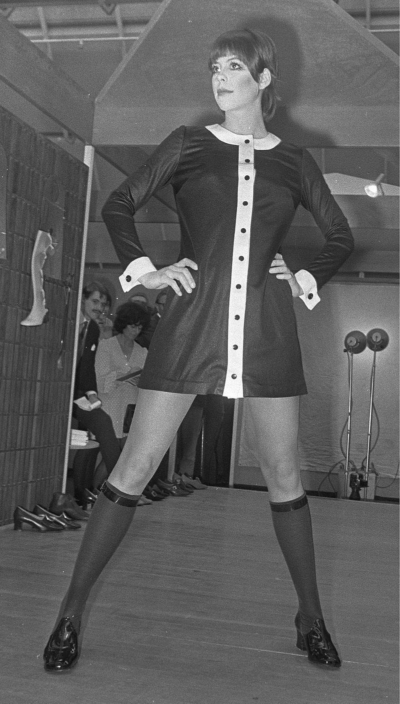 Diabolo Micro-Mini Dress At Mary Quant Fashion Show, Utrecht, 1969