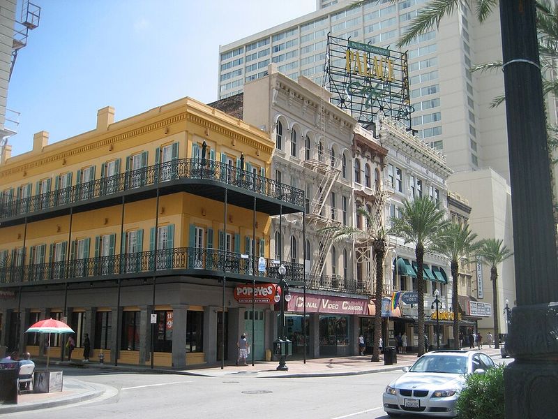 Popeyes, Canal Street, New Orleans, Louisiana, USA
