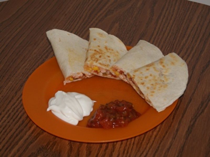 Microwave Quesadilla