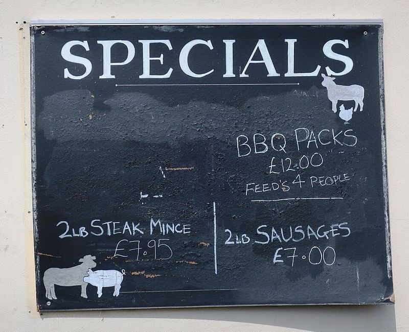 Blue-Plate Specials Board
