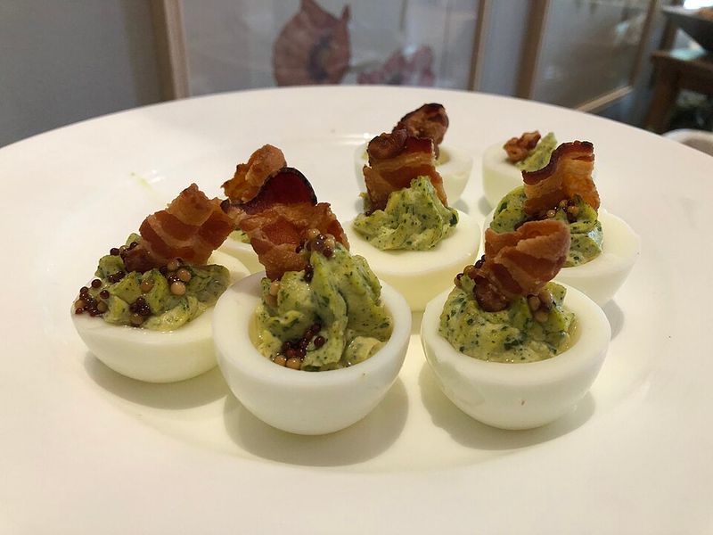 Jalapeño Popper Deviled Eggs