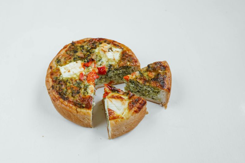 Spinach and Mushroom Quiche