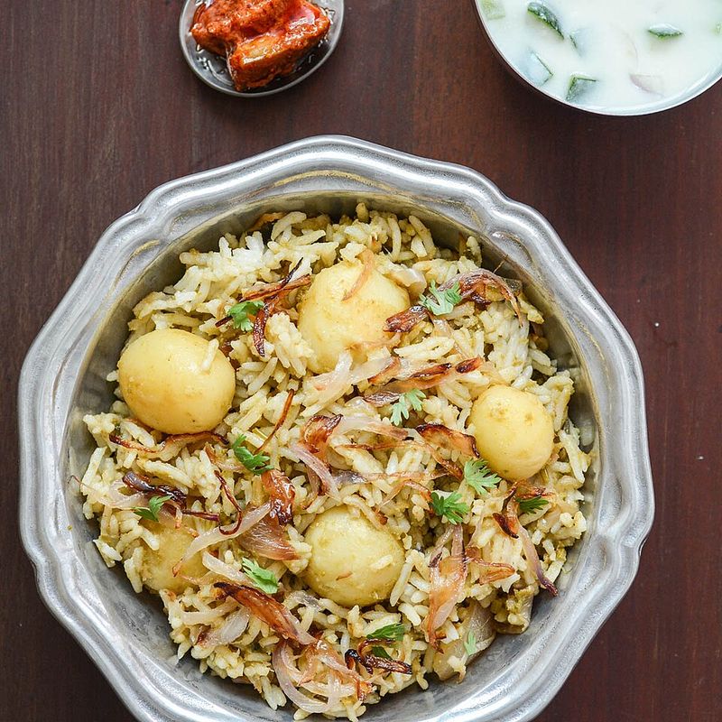 Cauliflower and Potato Biryani
