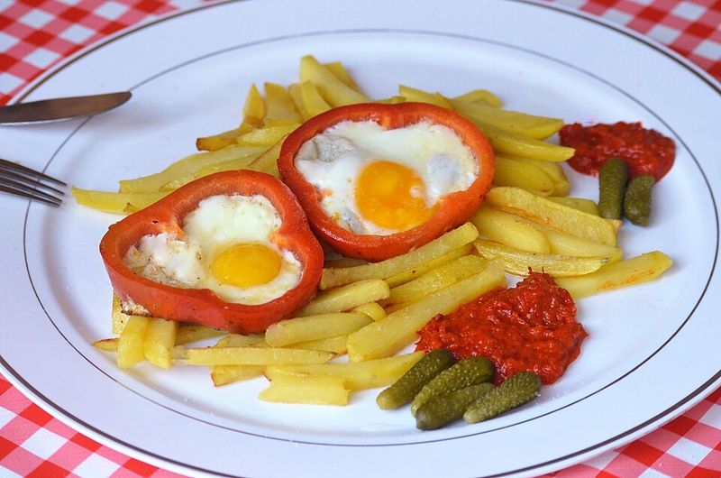 Eggs at Dinner Spots