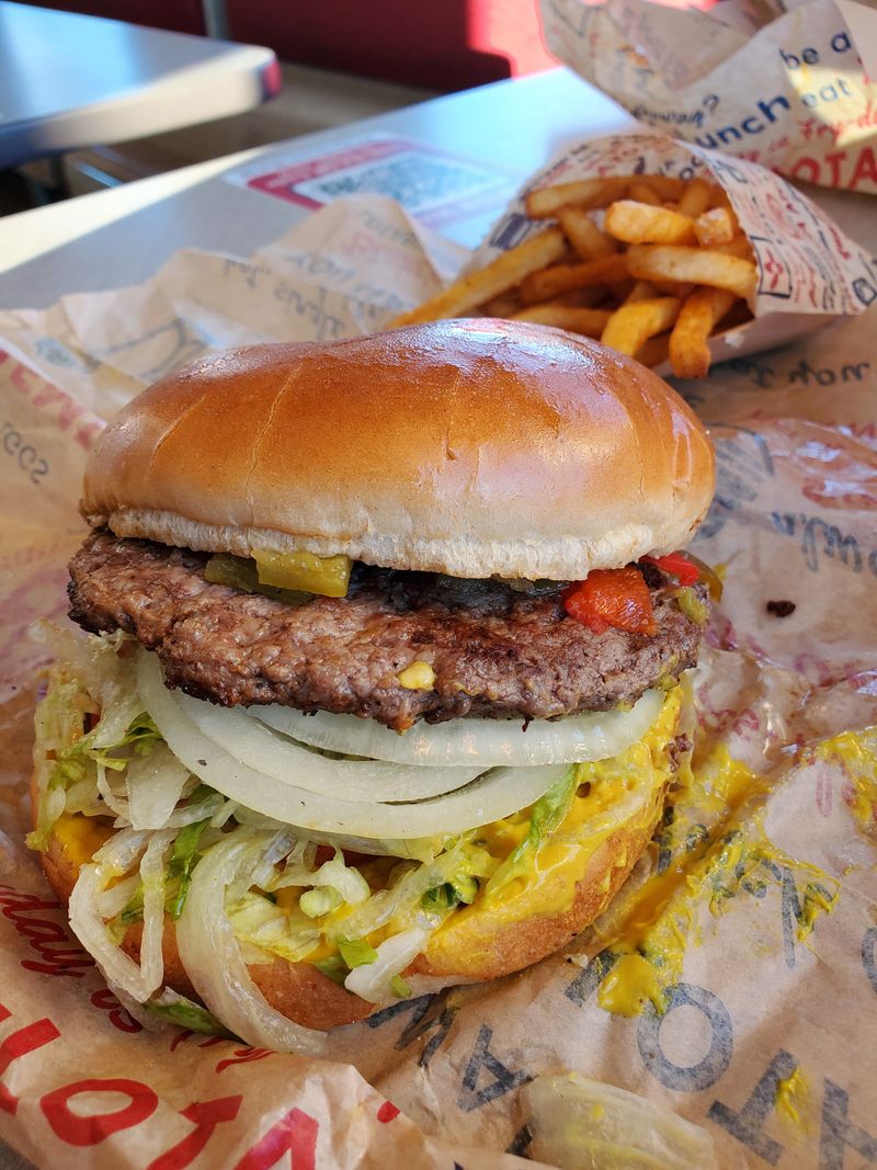 New Mexico: Blake's Lotaburger – The LOTA Burger with Green Chile
