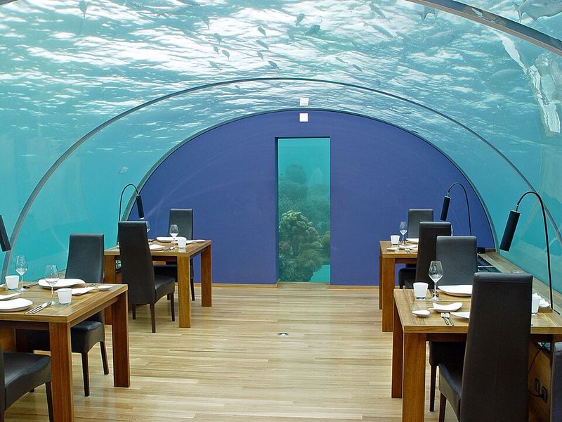 Ithaa Undersea Restaurant – Conrad Maldives Rangali Island, Maldives