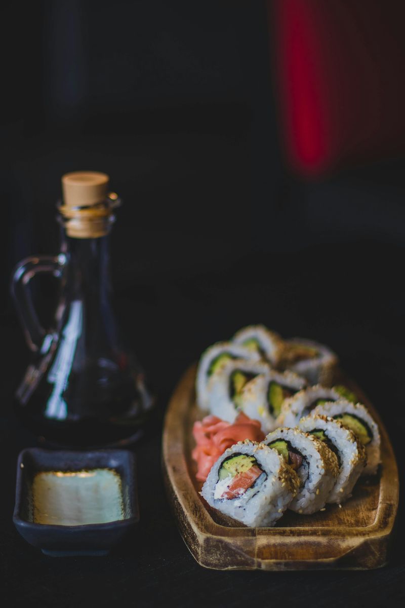 Salmon And Avocado Sushi