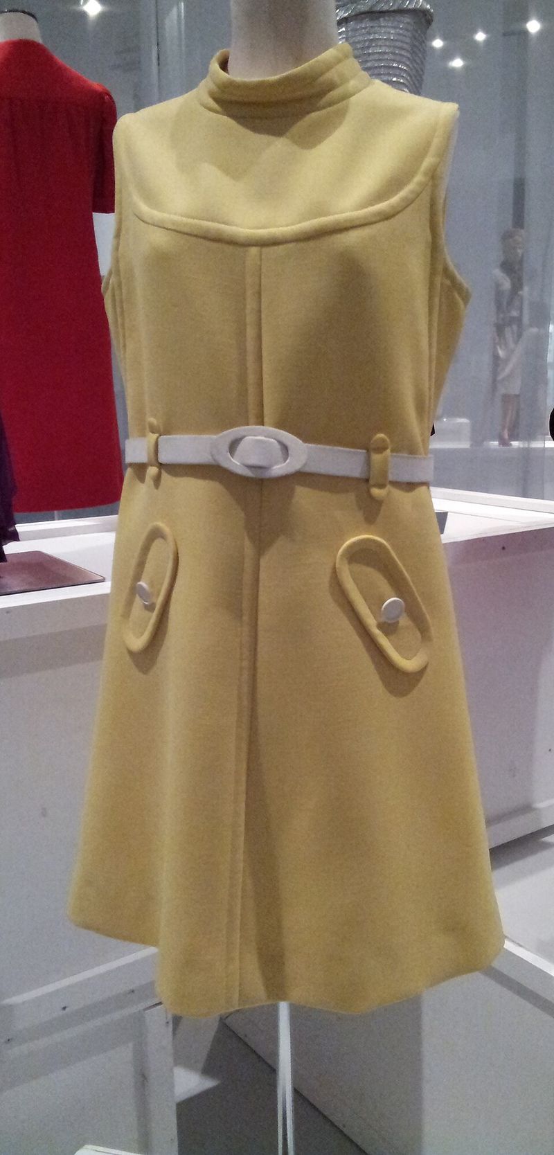 Yellow Wool Dress By André Courrèges, 1967