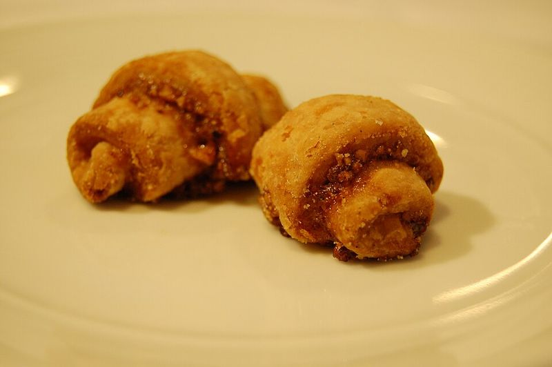 Cran-Raspberry Hazelnut Rugelach