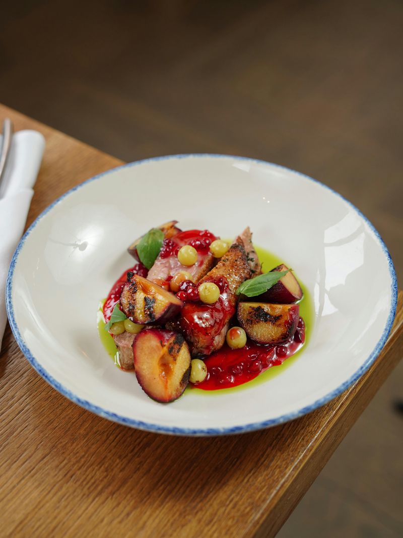 Peach And Raspberry Crisp