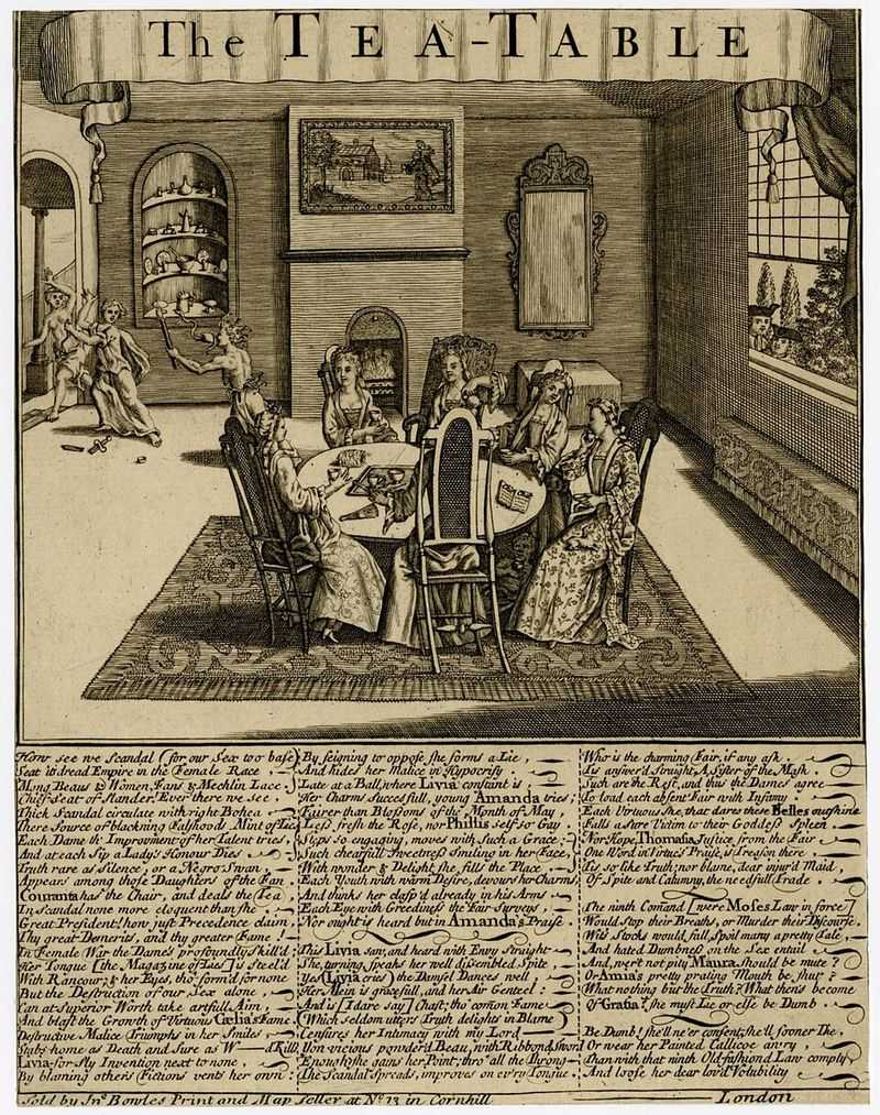 Elaborate Tea Services On Mansion Terraces