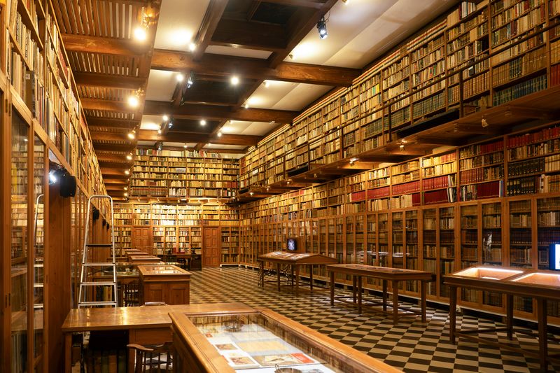 Grand Library Rooms Filled With Rare Book Collections