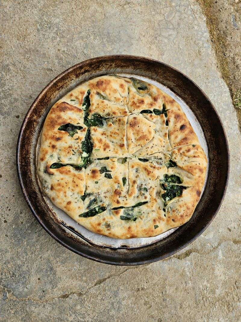 Frozen Pizza → Veggie-Topped Whole Wheat Flatbread