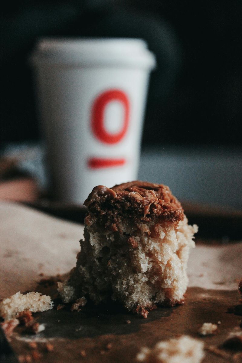 Coffee Cake Crumb Slice