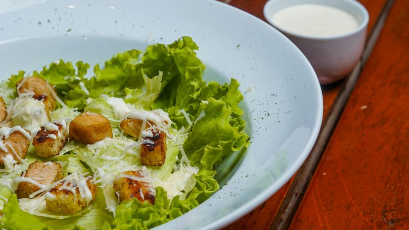 Caesar Salad Dressing Made With Raw Eggs