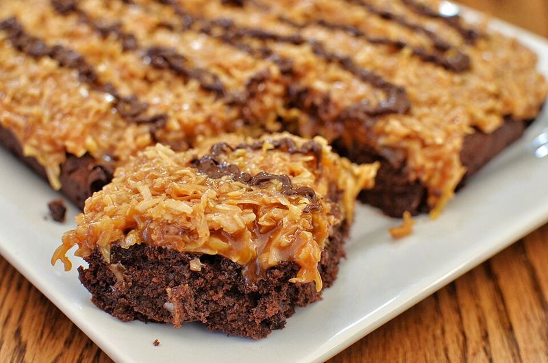 Coconut Macaroon Brownies